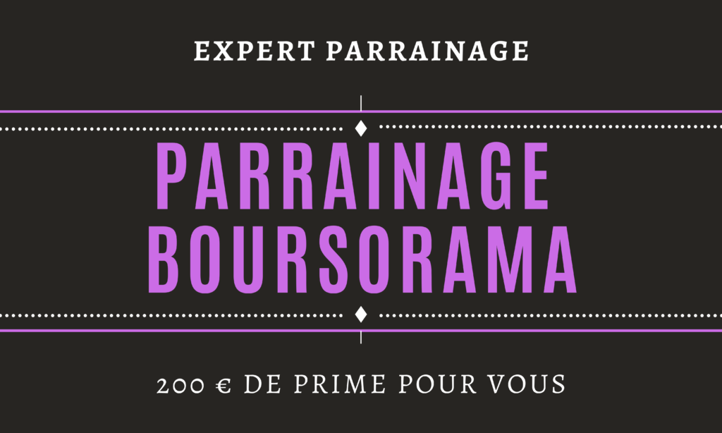 Parrainage Boursorama
