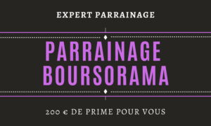 Parrainage Boursorama